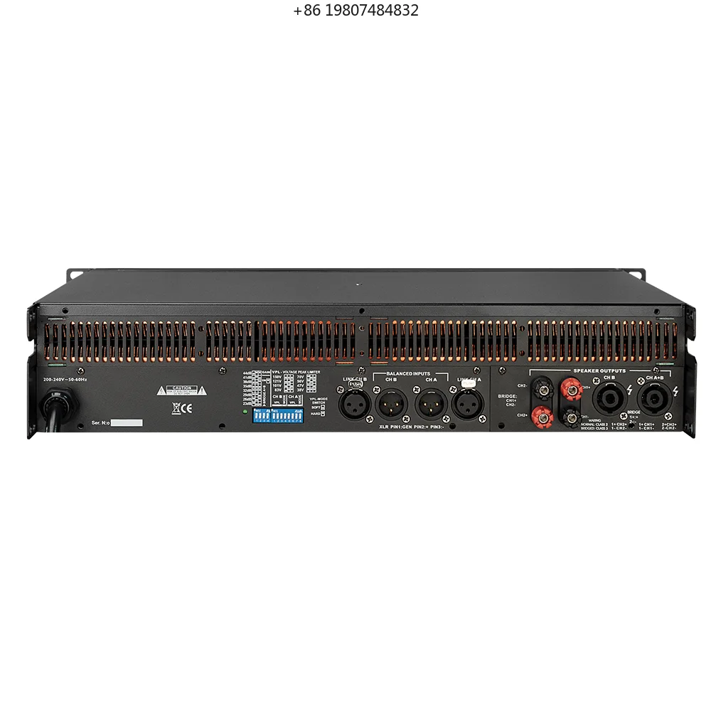 Aliexpress Professional 3U Neodymium Aluminium Shell 2 Channel High Powered Class TD Power Amplifier for Concert Line Array