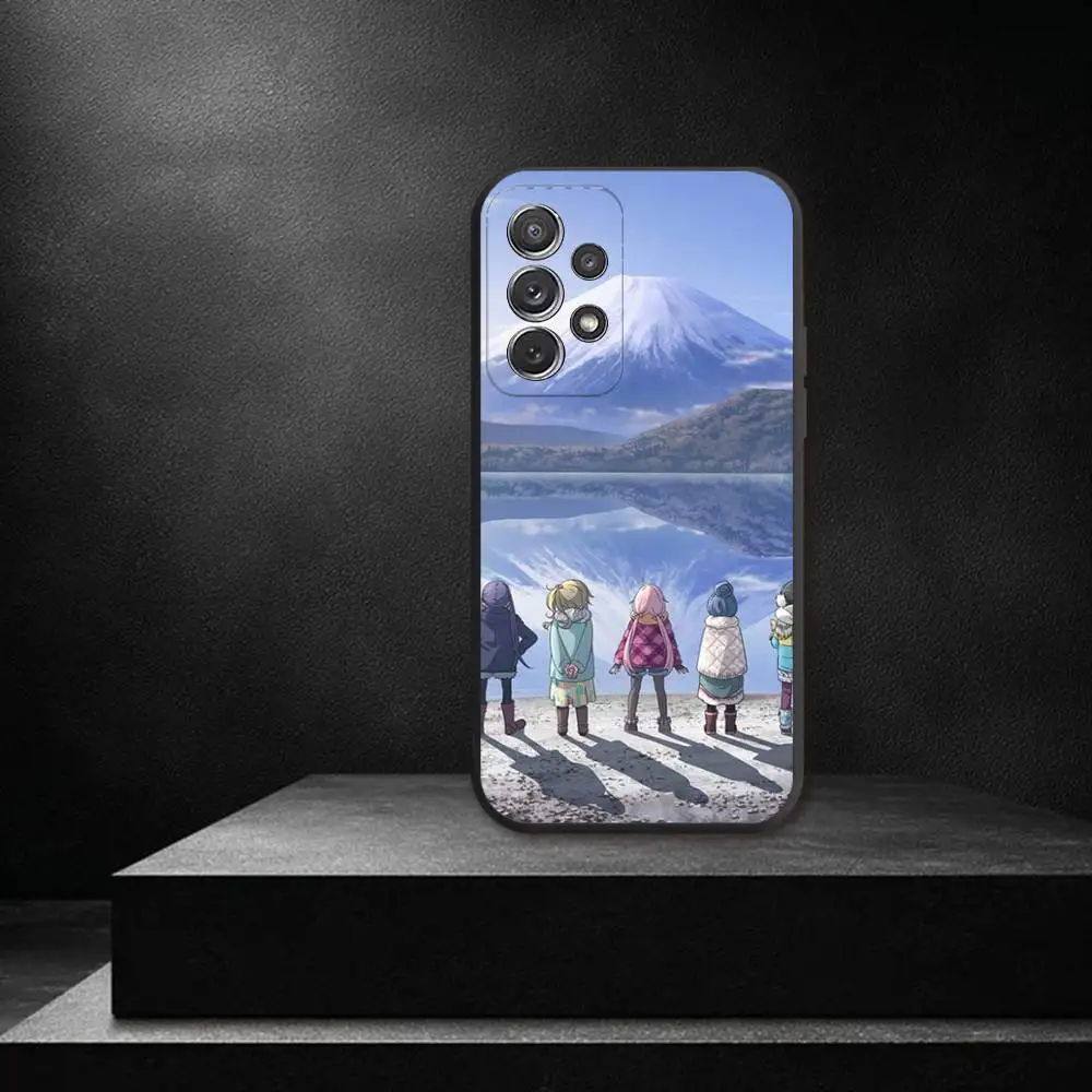 Cute S-Suzume-S Cat Phone Case For Samsung S 25,24,23,22,30,21,10,9,Ultra,Plus,Lite,FE,4,5G Black Soft Case