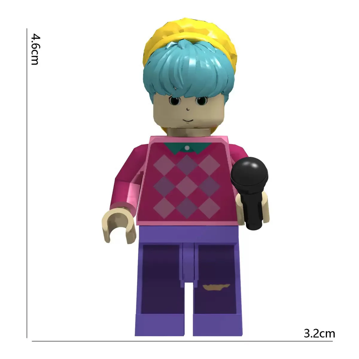 Populaire Kpop chasseurs de démons Rumi Zoey Mira Mini blocs de construction jouet, figurines de décoration de bureau enfant jouet de noël cadeau