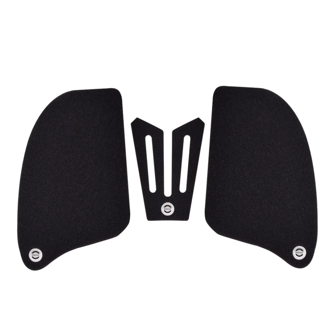 Für CFMOTO Guobin 650TRG rutschfeste, verschleißfeste Fischgrätenaufkleber, schwarze modifizierte Motorrad-Kraftstofftankaufkleber