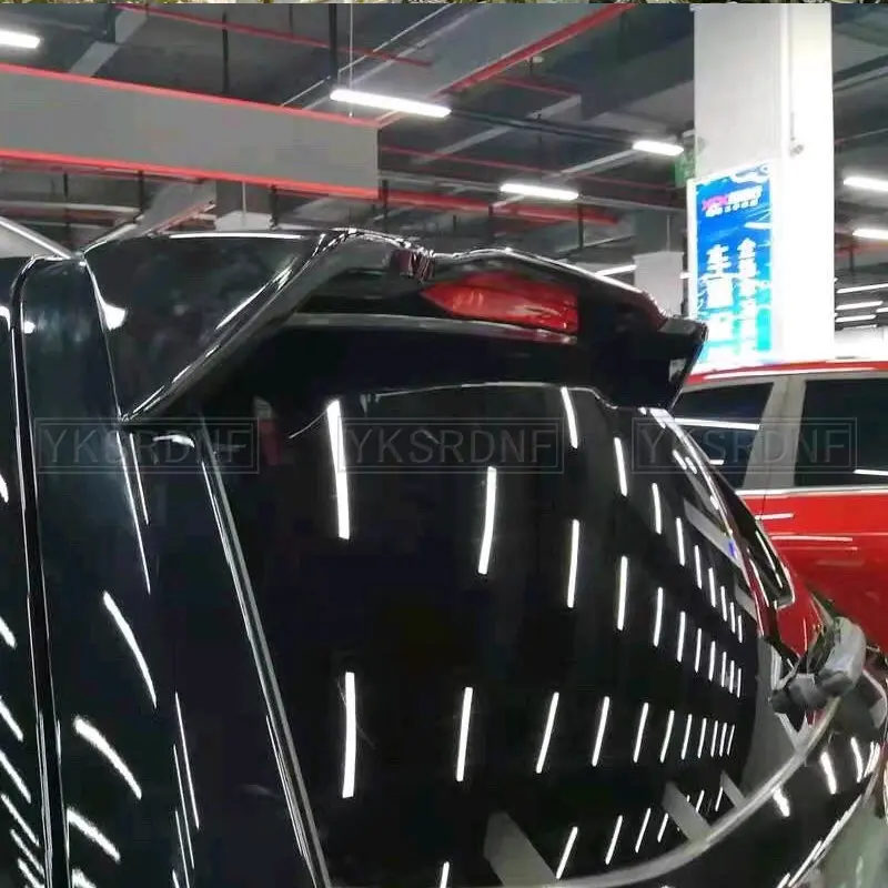 Use For Subaru Forester 2013-2019 Year Spoiler ABS Plastic Carbon Fiber Look Rear Trunk Wing Car Body Kit Accessories