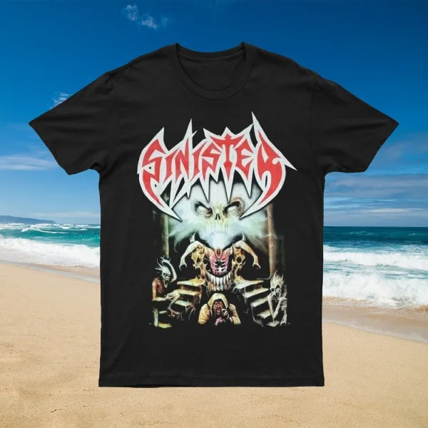 

2025 New SINISTER - DIABOLITAL SUMMING Printed Unisex Street Fashion Trendy Short Sleeve with Pure Cotton Round Neck