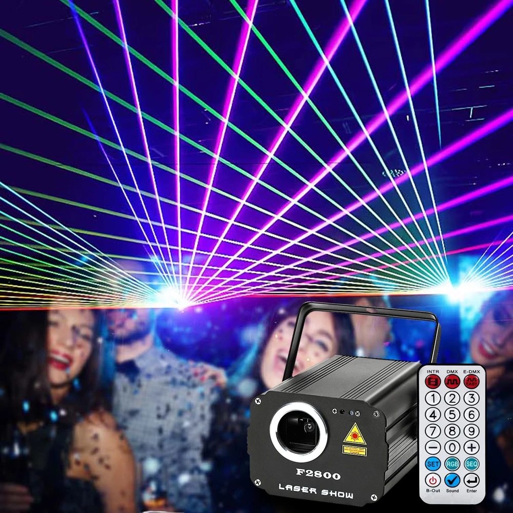 Fast shipping Sound Active Disco Strong beam lights DMX512 Scanner Atmospher light RGB Xmas DJ Disco Party Lights For Christmas