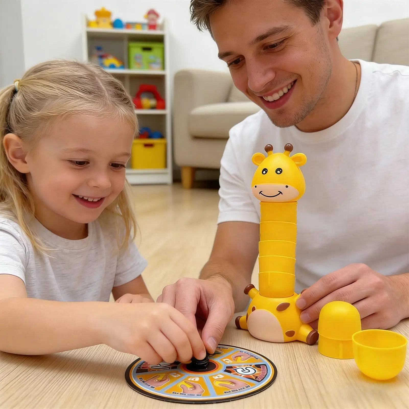 Copos Empilháveis para Crianças, Brinquedo Educativo Interativo em Forma de Girafa, Copos Empilháveis para Sala de Aula, Jardim de Infância e Pré-escola