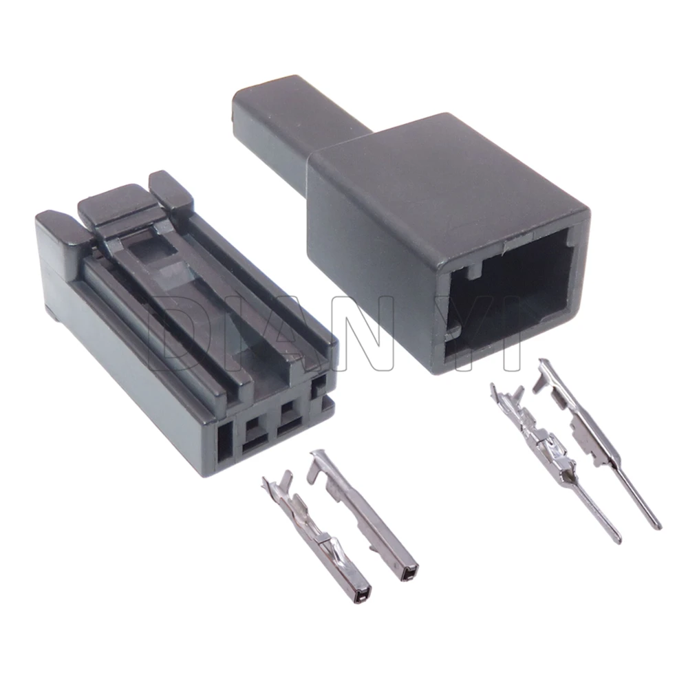 1 Set 2 Way Auto Wire Cable Socket 02HEB-B-B 90980-12D25 AC Assembly Automotive Electrical Connectors with Cables