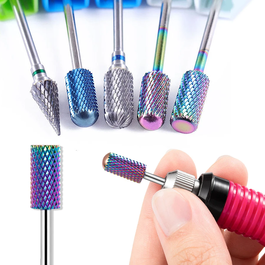 Wolframkarbid-Nagelbohrer, elektrische Maniküre-Fräser, Nagelfeilen zur Gel-Lackentfernung, Nagelpflege-Werkzeuge – Detail 1