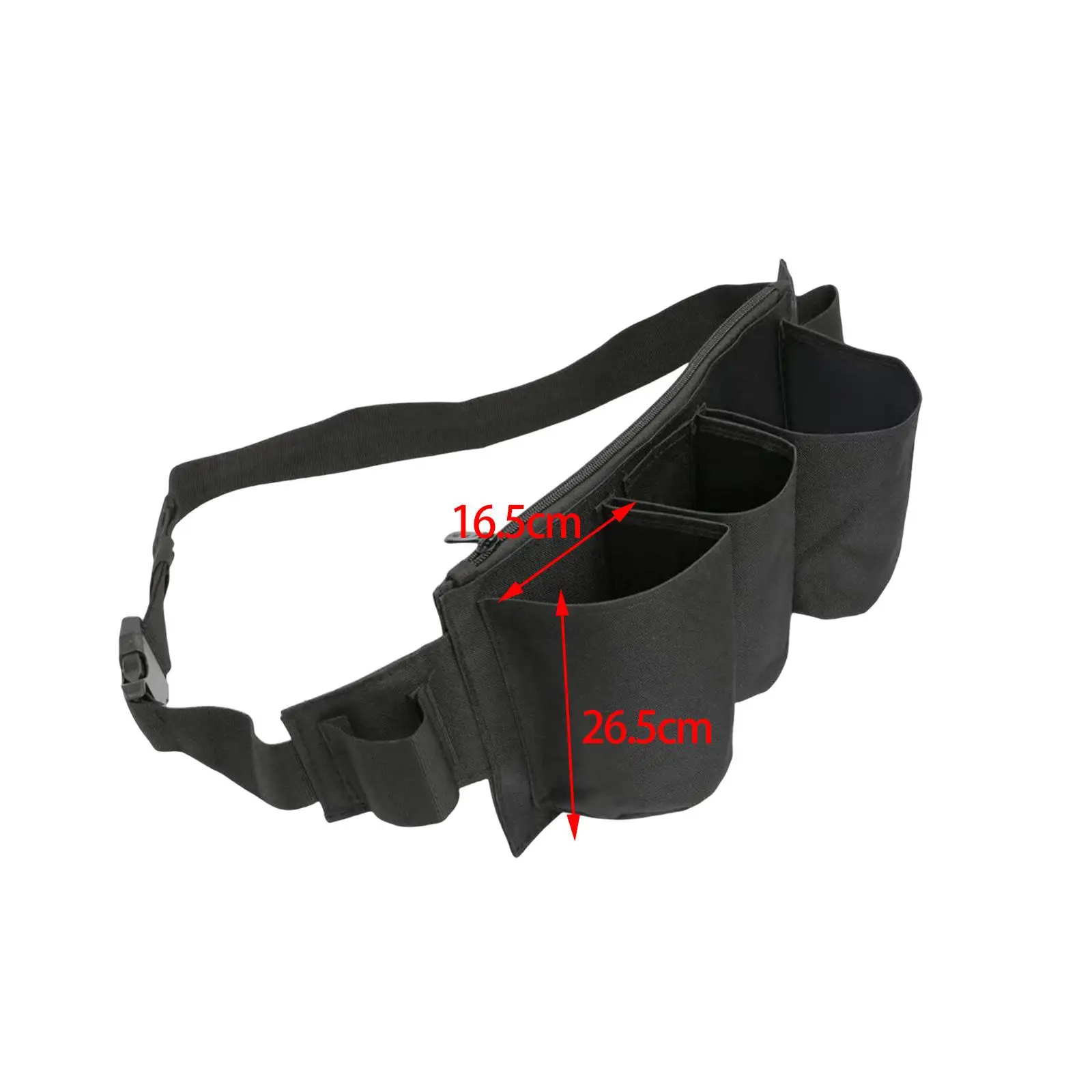 Waist Tool Bag Adjustable Belt Storage Pouch for Household Maintenance Gardening Electrician Work Kit Organizer