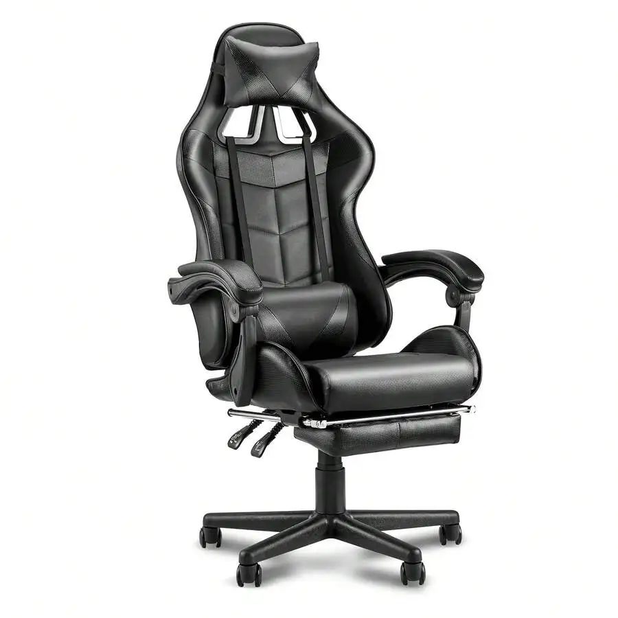 STGaming STGaming Gaming Chair With Footrest And Lumbar Support, Ergonomic Game Chair Height Adjustable Racing Gaming Chair With Headrest - Aliexpress Deal