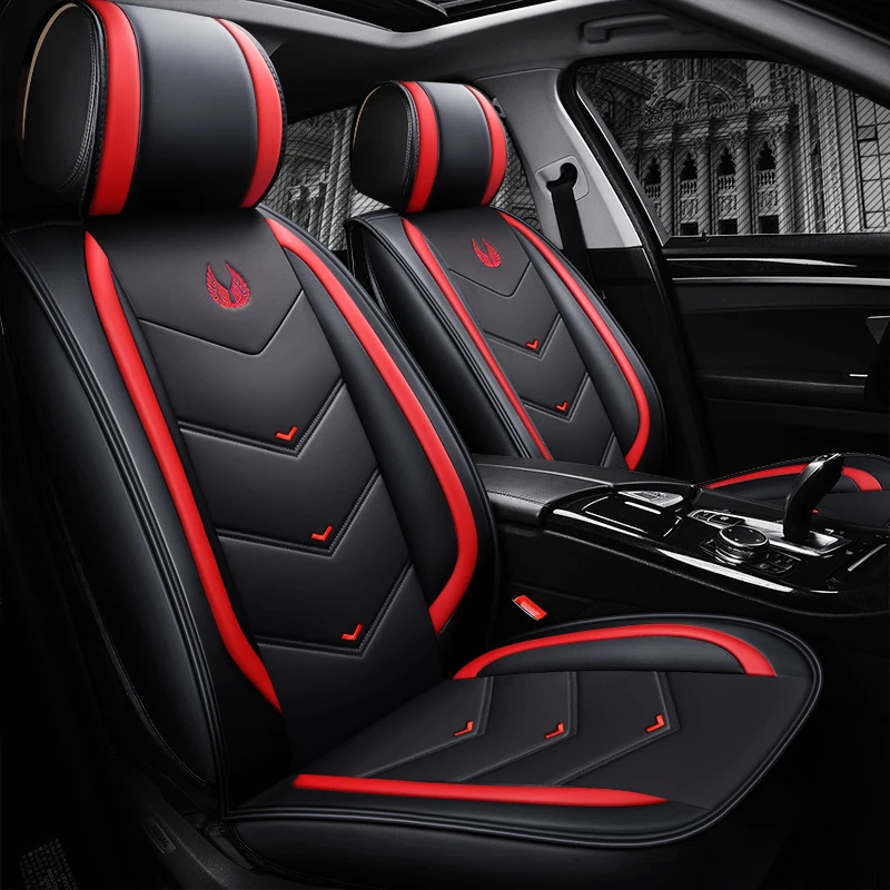 Universal Front Rear 5 Seat Car Seat Covers for SUVs And Sedans Wear-Resistant Breathable Easy to Clean Auto Accessories