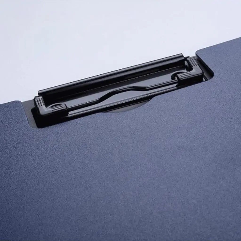 

File Folders with Clip Pen Hole Storage A4 Frosted Clip Writing Pad File Board Clip for Office