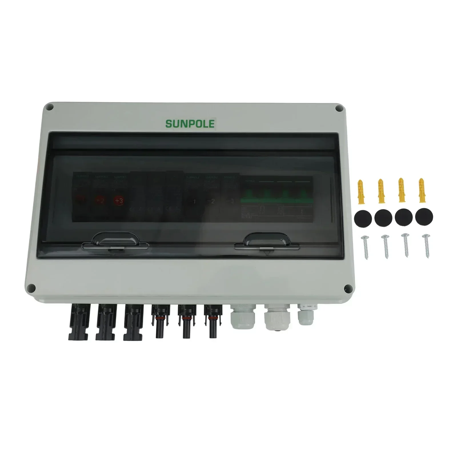 

Combiner Boxes PV Combiner Box Real-time Detection Voltage 1000V 310*200*115mm Dust Resistant Dustproof IP65 Waterproof