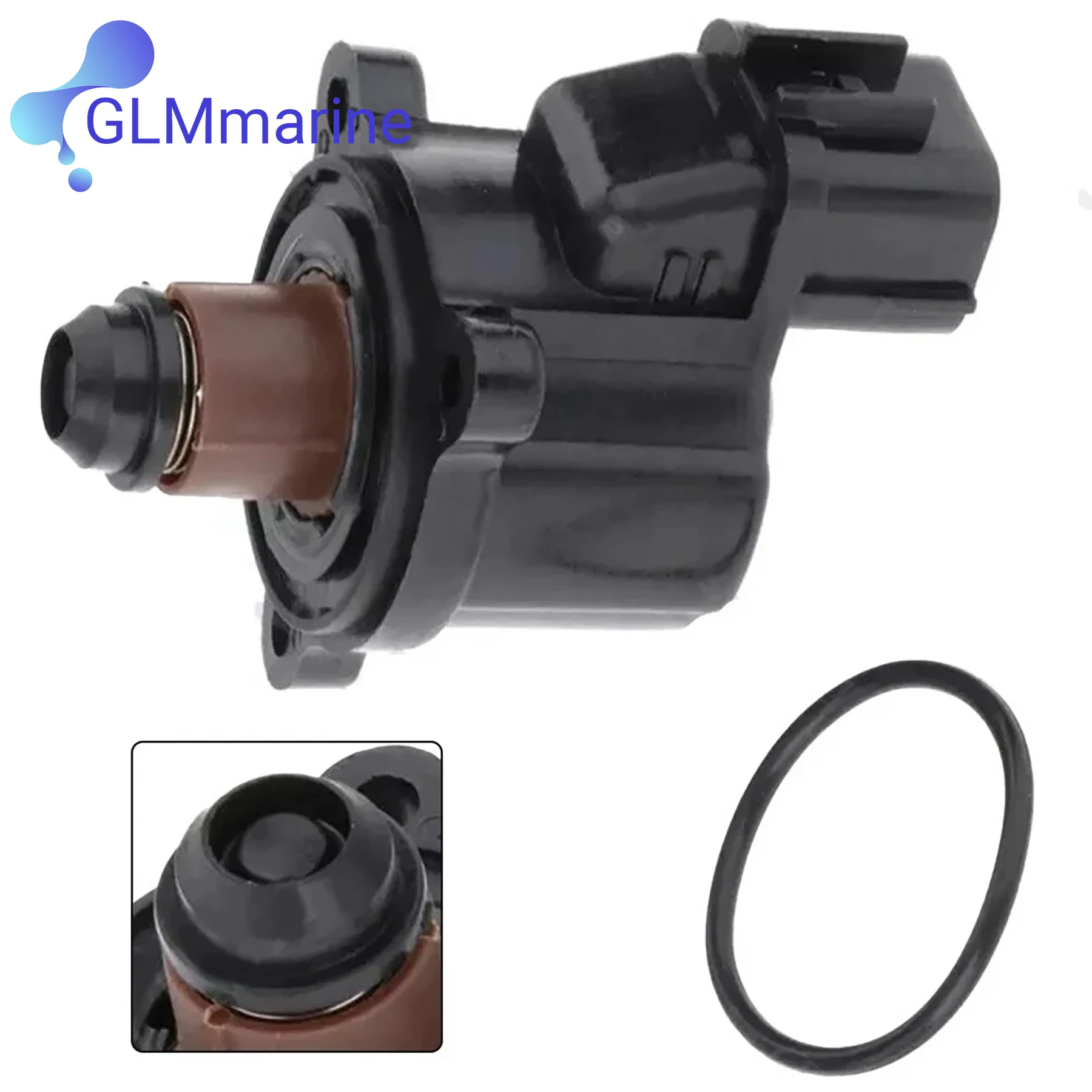 For Suzuki 18137-88L00 IAC Valve Compatible with Outboard 4 Stroke DF40A DF50A DF50AV DF60A DF60AV Motor 18137-88L02 18137-88L01