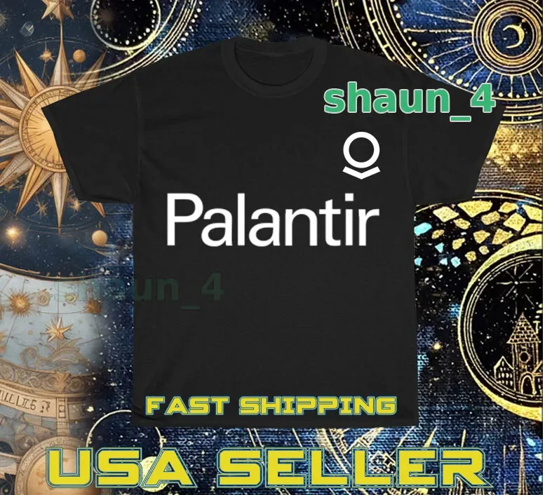 NEUES T-SHIRT MIT PALANTIR-LOGO FÜR SOFTWARE-ENTWICKLER, LUSTIGES DESIGN, GRÖSSEN VON S BIS 5XL