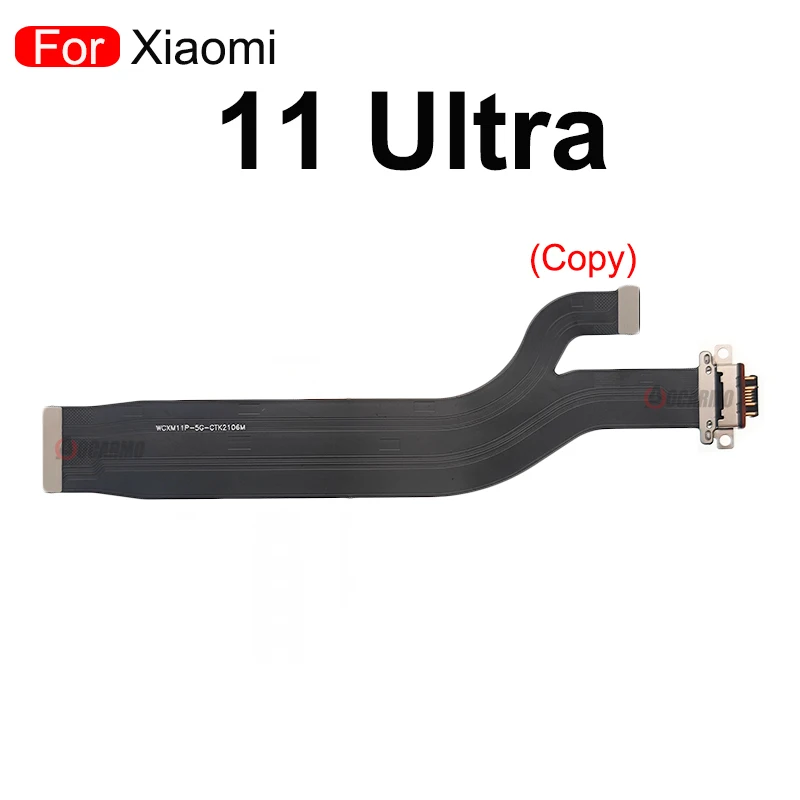 1Pcs Type-C USB Charger Port For Xiaomi Mi 11 Ultra 11Pro Charging Dock Flex Cable Replacement Parts