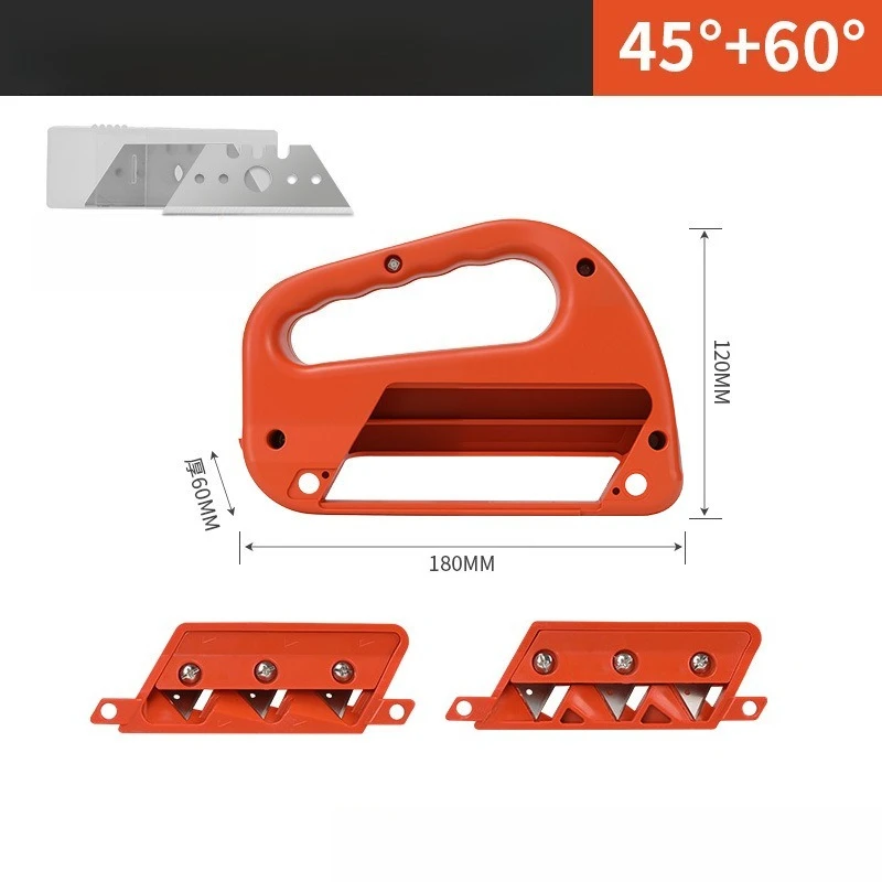 

Hand planing gypsum board chamfering machine with adjustable angles of 45 °/60 °, suitable for woodworking