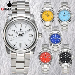 OUMASHI 39mm/36mm Men's Automatic Mechanical Watch NH35A Automatic Movement Sapphire Glass Stainless Steel 10 Bar Waterproof