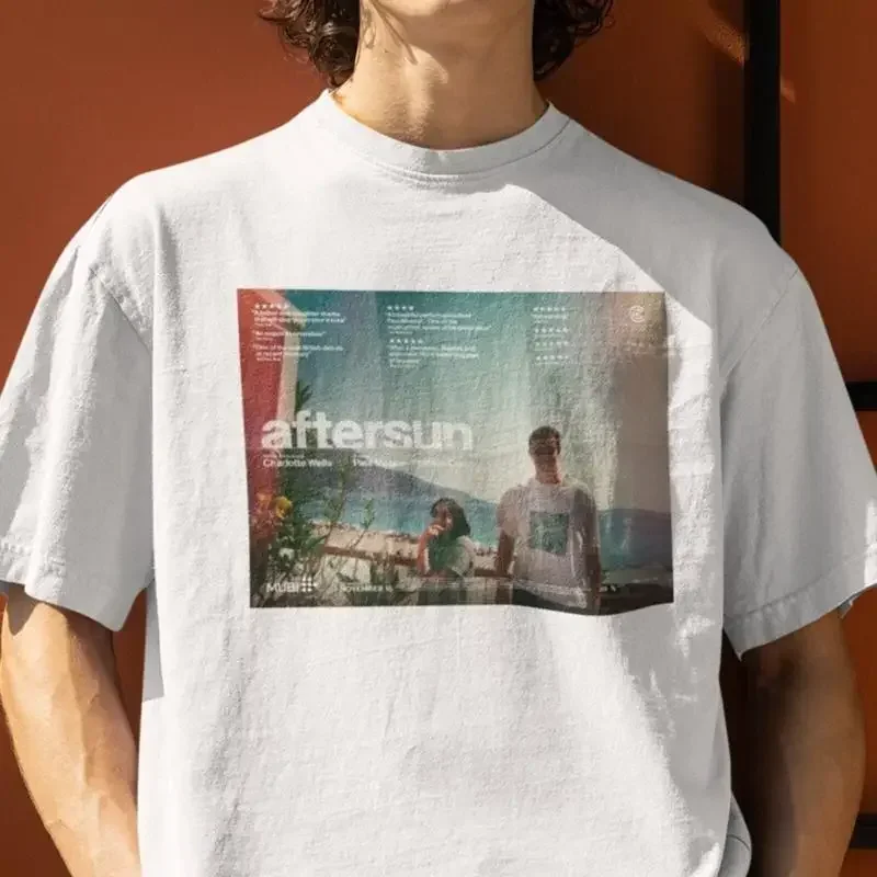Aftersun Movie Poster T Shirt Paul Mescal Aesthetic
