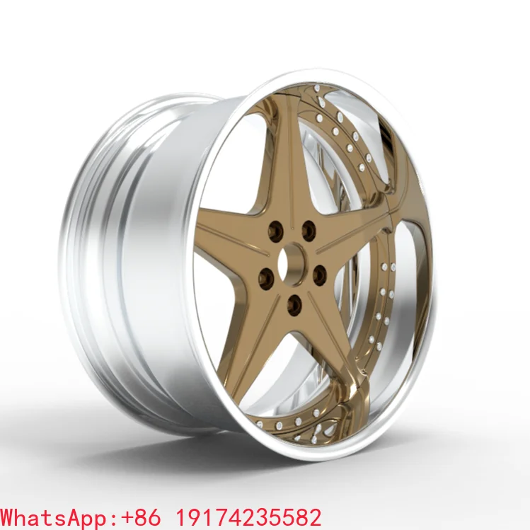 

OEM ODM Custom Wheel 18 19 20 21 22 23 24 Inch 2-piece Wheel 5x139.7 Car Rims Aluminum Alloy Forged Wheel