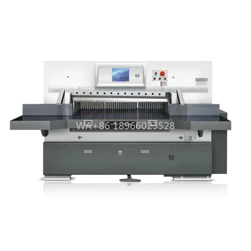 QK-150M10 Heavy Duty 10 inch color LCD computer control system 1150mm Hydraulic Paper guillotine cutter Cutting Machine