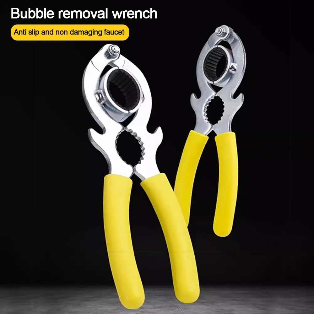 1Pc Non-slip Tap Aerator Wrench Wash Basin Spout Remove Tool Faucet Removal Spanner Disassembly Installation Repair Supplies