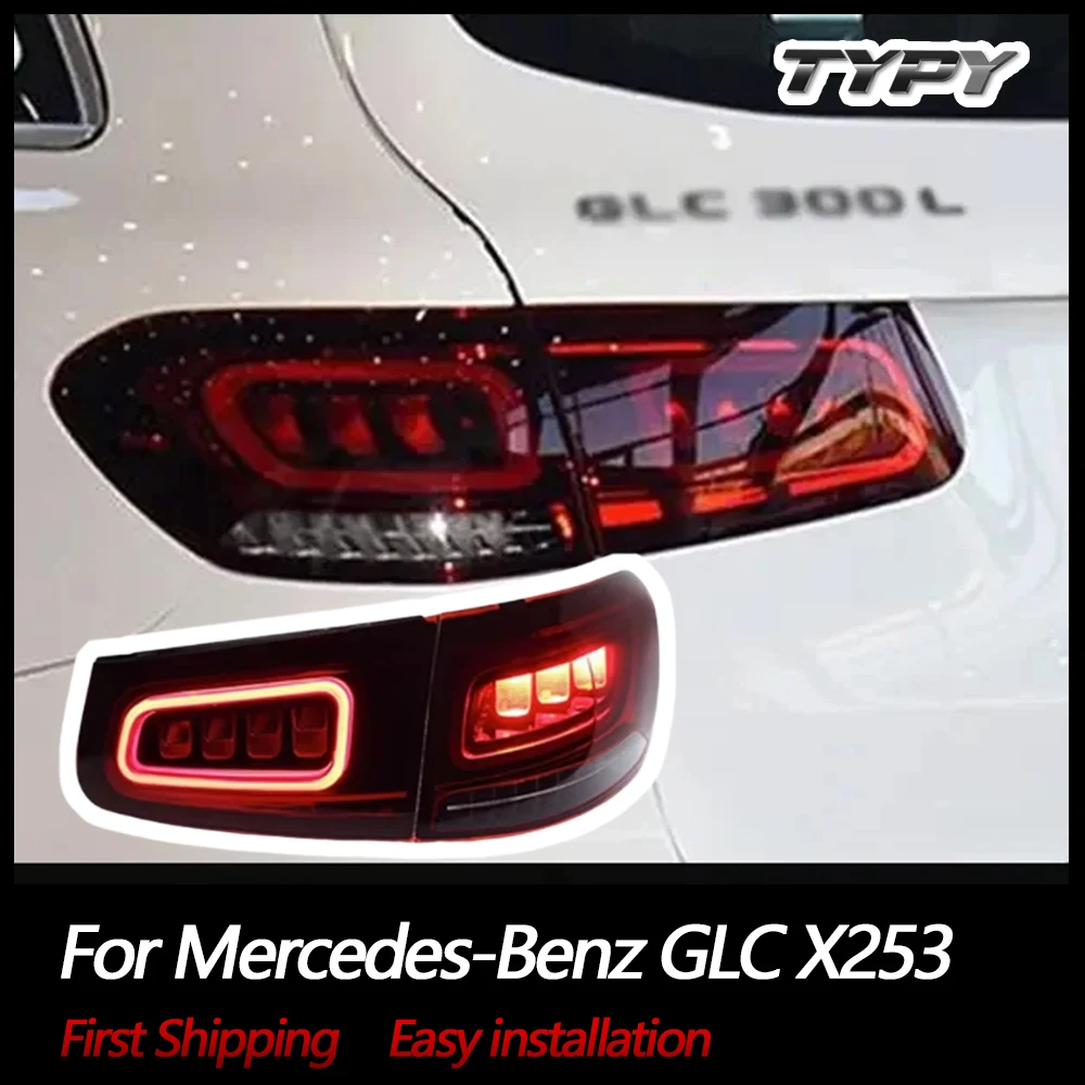 

TYPY LED Rear Lamp for Mercedes-Benz GLC Taillights X253 Tail Light LED Rear Lights Assembly Brake Turn Signal