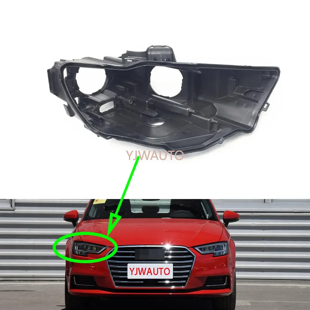 

For Audi A3 2016 2017 2018 Headlamp House Car Headlight Base Replacement Auto Front Lamp Holder Back Support