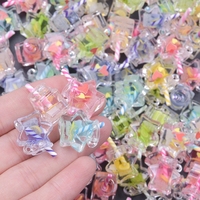 10/20Pcs Mix Random Beverage Bottles Milk Tea Cup Charms Finding Handamde Cute Resin Star Drinks Pendant For Jewelry Making Bulk