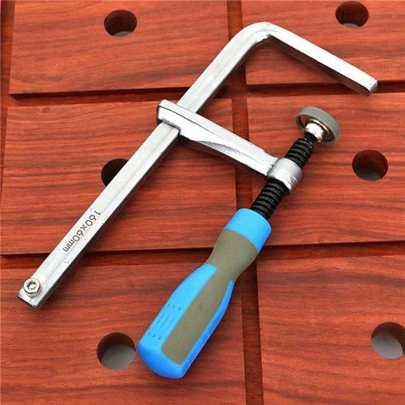 

【CLEARANCE】160X60mm Woodworking Plastic Handle Dovetail Clamp Suitable For Rail Woodworking DIY Desktop Groove Fixing 4Pcs