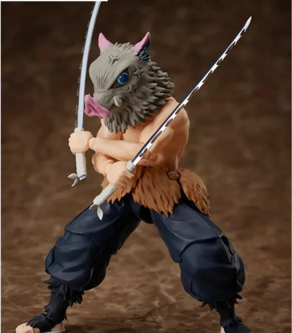 

100% оригинальная фигурка Aniplex BUZZmod Inosuke Hashibira Kimetsu No Yaiba Demon Slayer, игрушка