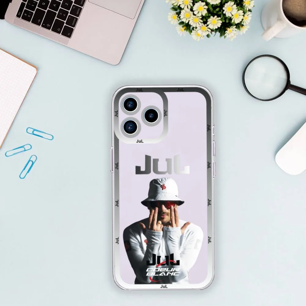 JuL Rapper Phone Case For iPhone 11 12 Mini 13 14 15 16 Pro Max Transparent Shell