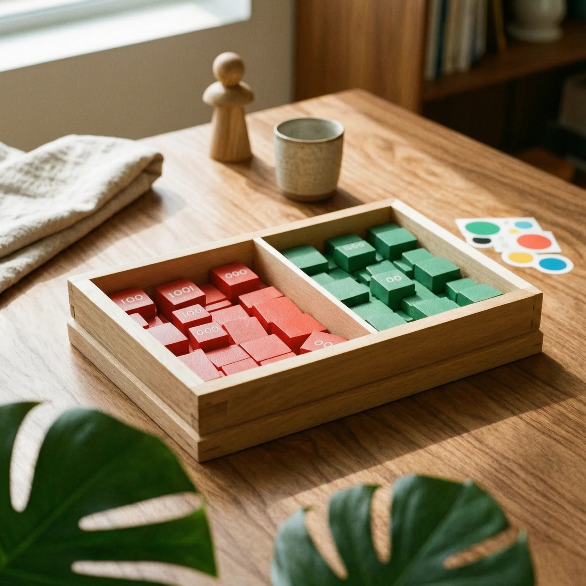 Math Teaching Material Hands-on Learning Math Manipulatives Number Recognition Set Hands-on Educational Toy Tactile