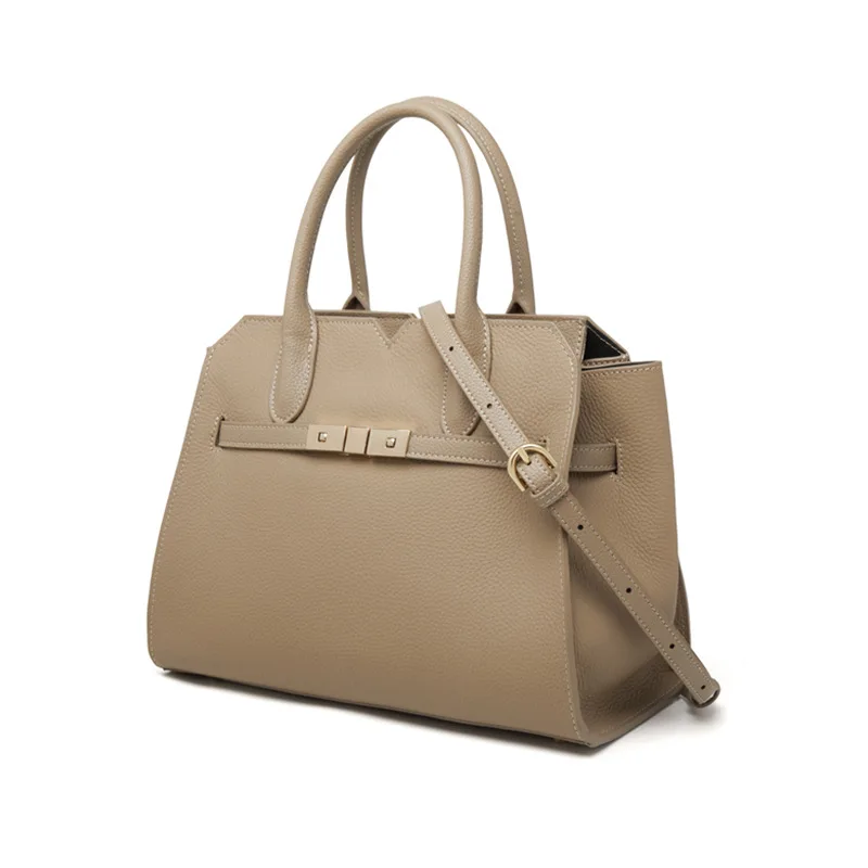 

2024 New Women's Bag Large capacity handbag, light luxury real leather Lady style shoulder bag