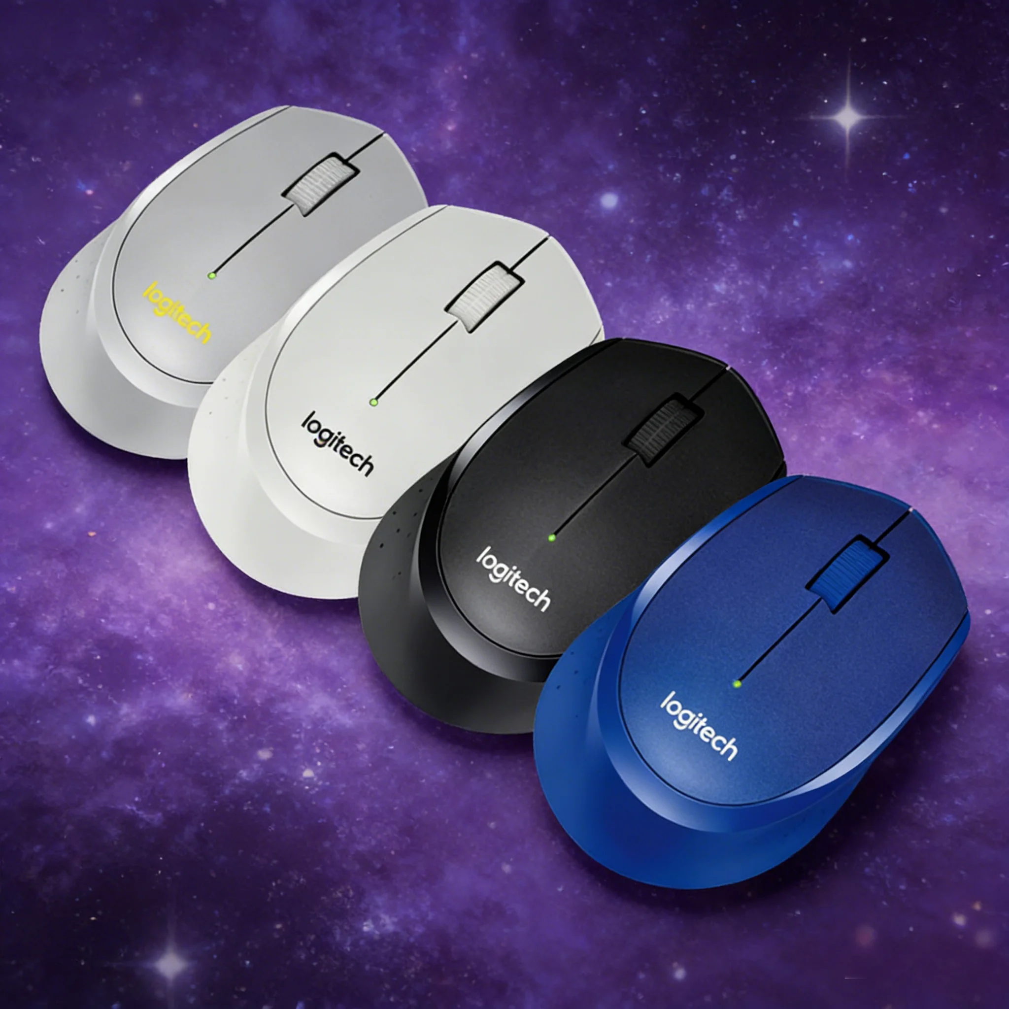 

Беспроводная мышь M330 Logitech, USB-приемник, бесшумная энергосбережение для офисных и игровых работ