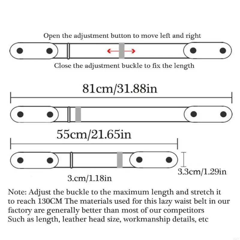 Cinturão fivela ajustável 62cc