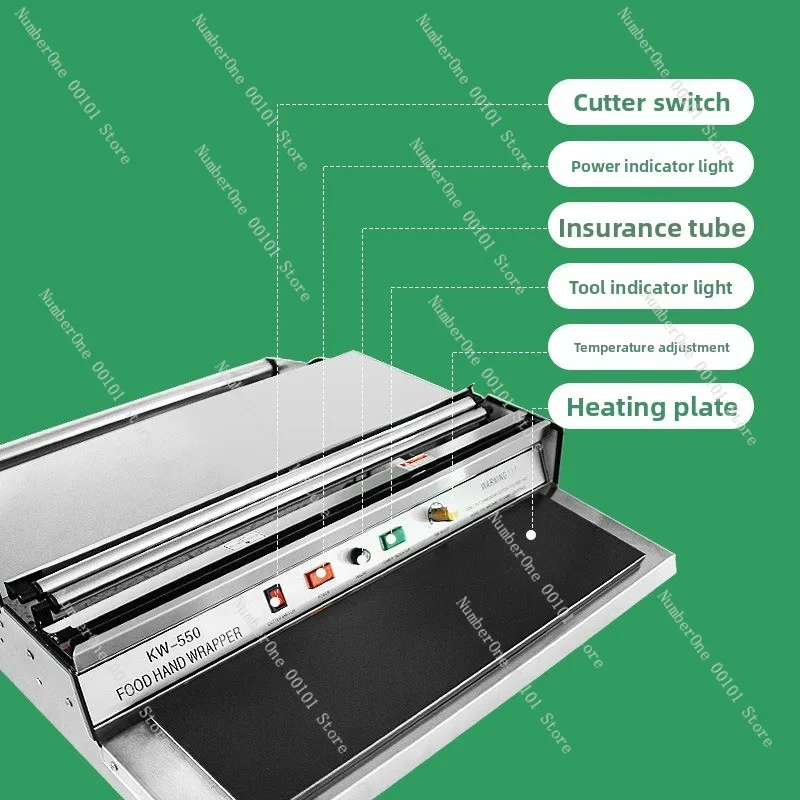 Multi size manual sealing machine, shrink film sealing and cutting machine, food bag sealing machine