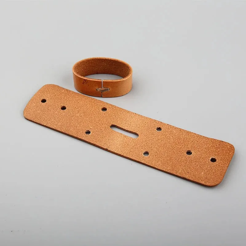 3.8cm Cowhide Loop Ring Connection Leather Pure Copper Rivet DIY Accessories Rivets for Pin Buckle Belt