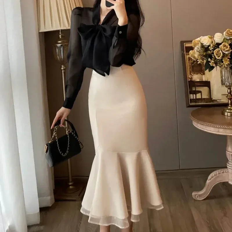 Dresses for Women Black Shirt New In On Promotion Vintage Sale Clearance Features Elegant and Pretty Hot Woman Long Sleeve Dress