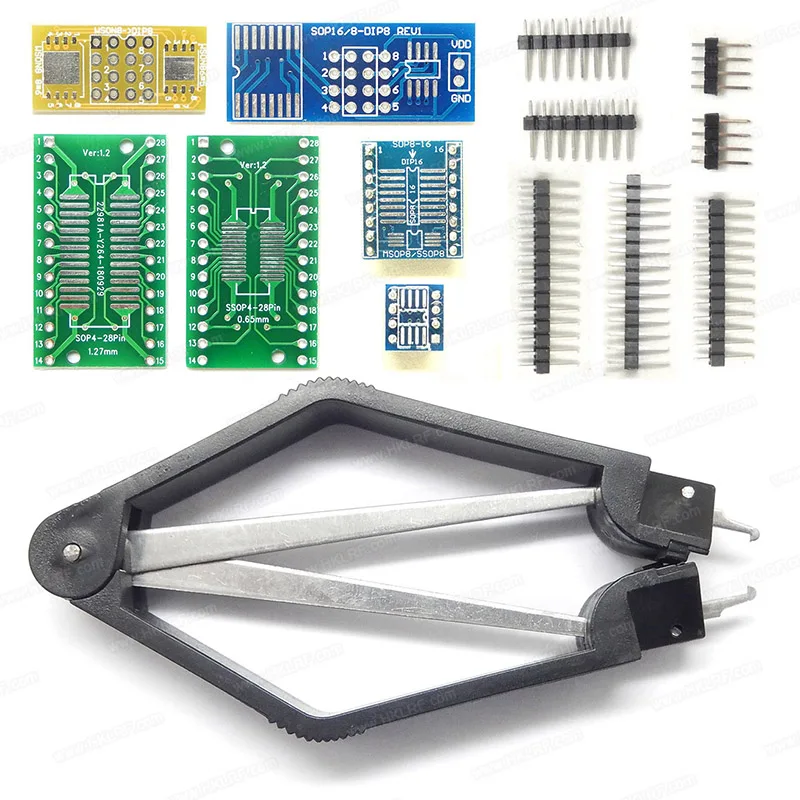 Fast speed IC device universal Programmer Xeltek Superpro 6100N + 20 Adapters + EDID code SOP8 Adapter IC Socket