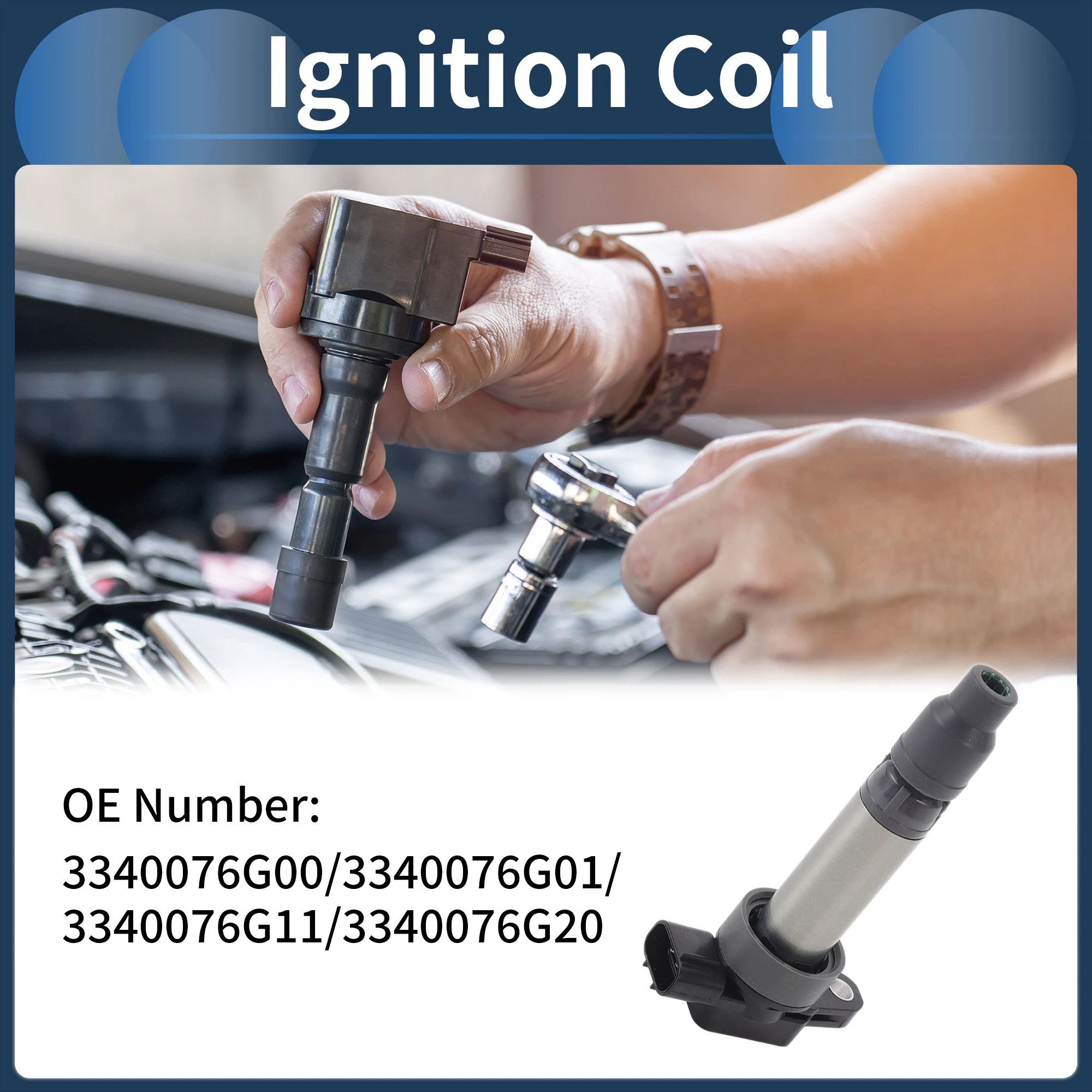 

Комплект катушек зажигания UXCELL No 3340076G00 для SUZUKI ALTO Mk III (EF) 94-02