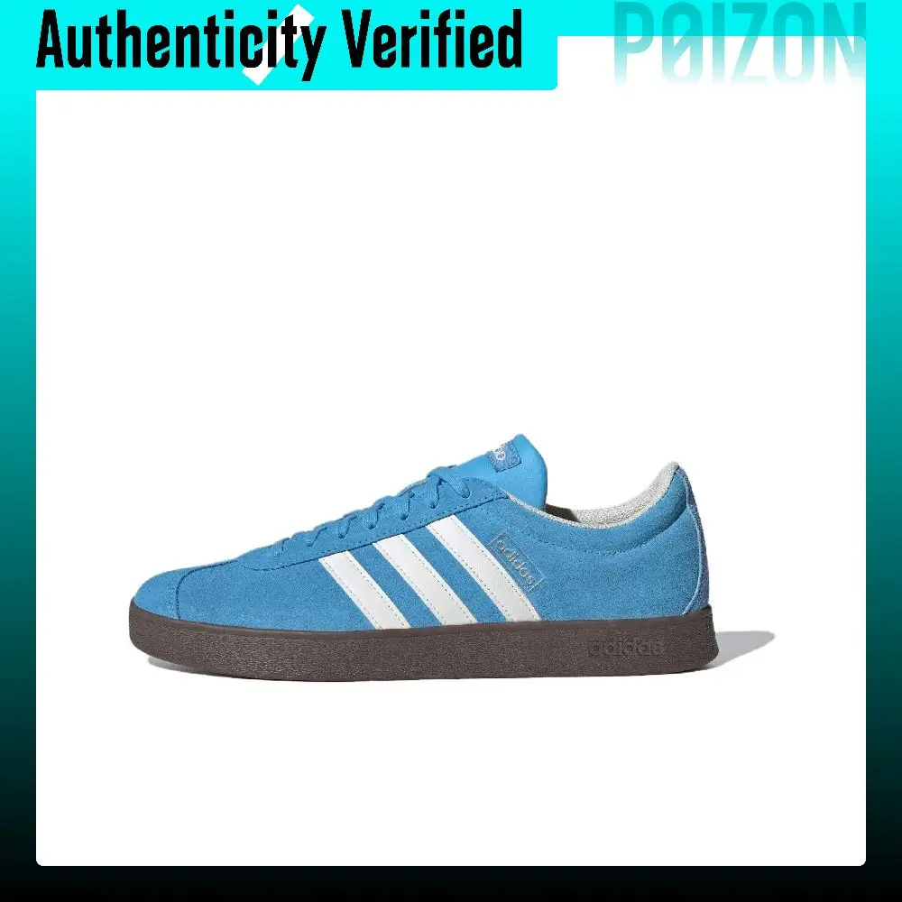 Adidas VL COURT 2.0 Vl Classic Low top German Army Trainers Unisex Blue White JI0496