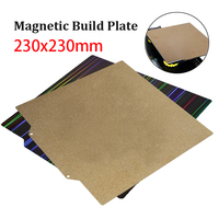 For Anycubic Kobra 230x230mm PEI PET Magnetic Build Plate Print Spring Steel Sheet for Anycubic Kobra,Kobra 2 Pro/Neo,Kobra Go