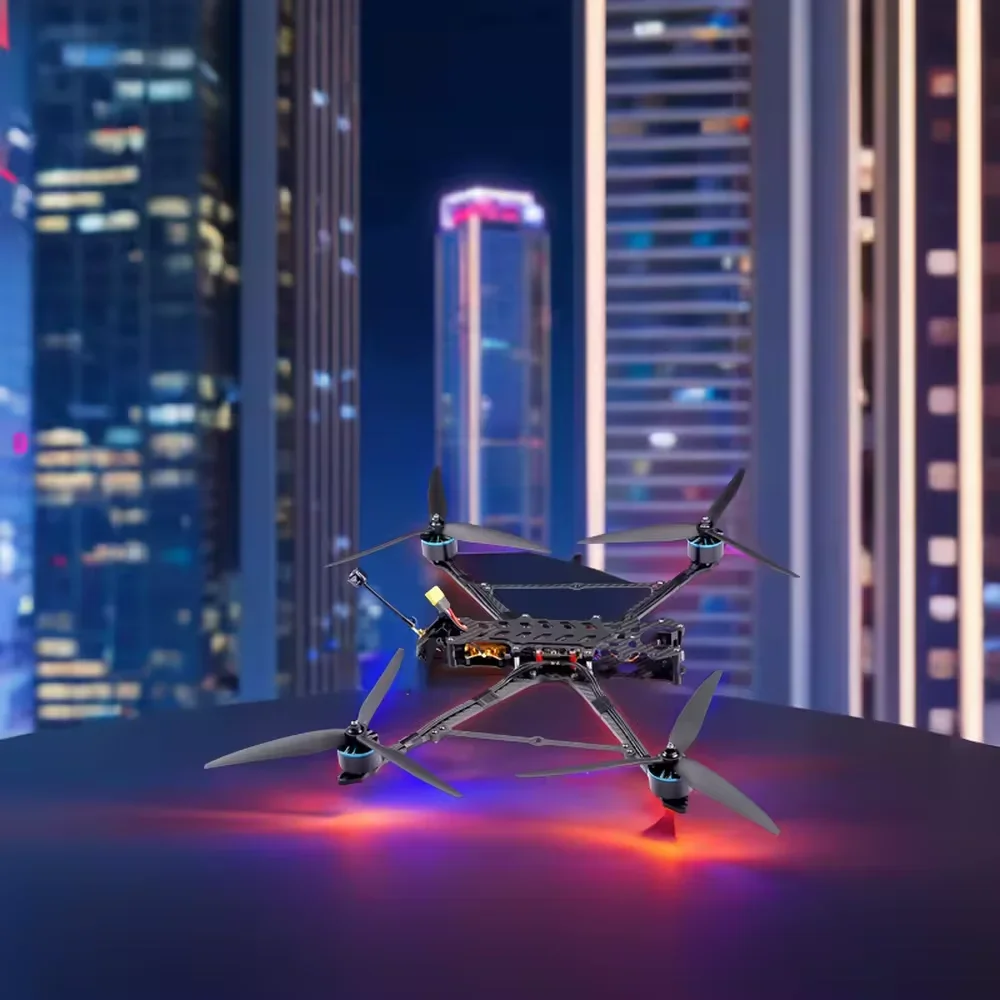 XL10 V6 6S 10 polegadas FPV Racing 4kg Carga útil 3115 900kv Motor GPS de longo alcance 10km 20km 5V Saída Modelo VTX