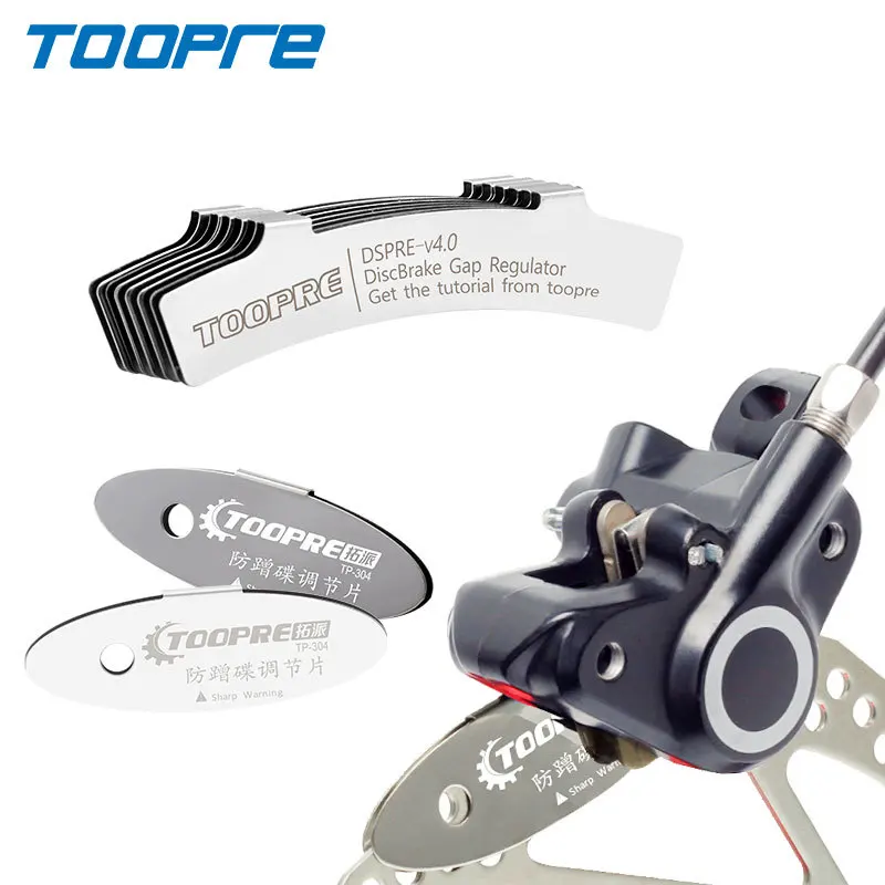 Neue Toopre Bremsen-Einstellpads für Mountainbikes, Öl-Scheibenbremsen, Kratzschutz für Bremsscheiben, Bremsbelag-Spannvorrichtung, Zubehör zur Einstellung des Bremsbelagsabstands