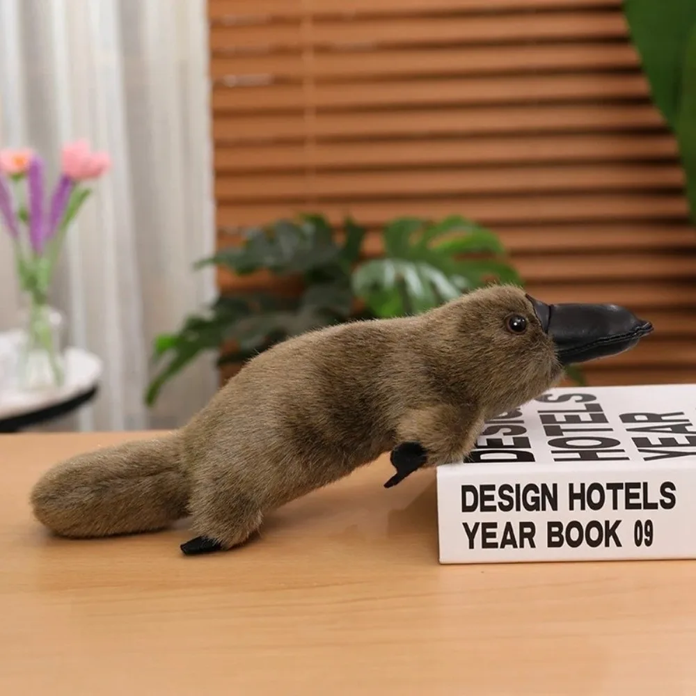 High Quality 30/35/45cm Simulation Platypus Soft Skin-friendly Platypus White/Grey Emulational Platypus Duck