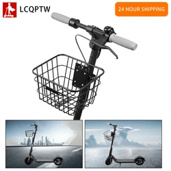 Carryings Storage Head Handle Basket for Xiaomi M365 Pro for Ninebot Max G30 F20 F30 Electric Scooter Stainless Hanging Baskets