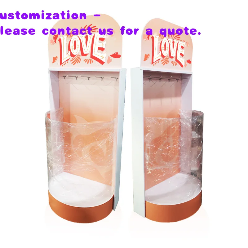 

custom.Multifunctional Solid Sturdy Portable Customizable Recyclable Matt Finished Floor Display Rack Stand