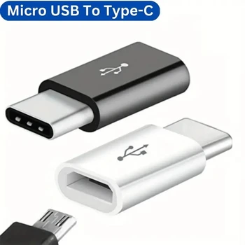 Convertisseur adaptateur 5 pièces Micro USB femelle vers Type C mâle pour téléphone intelligent Android Tablette USB Type C vers Micro USB 12 meilleurs adaptateurs micro USB vers USB-C en vente - No6