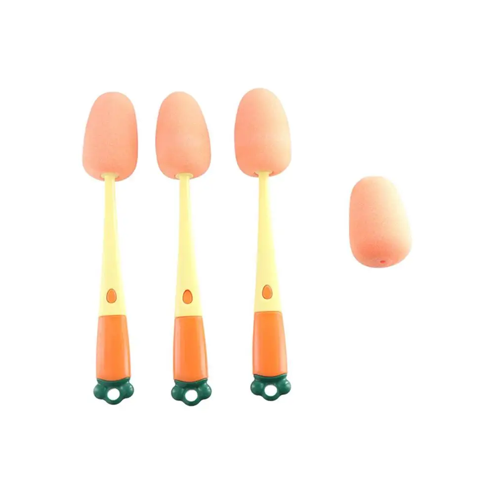 

Water 360 Degree Rotation Pacifier Nipple Cup Cleaning Tool Baby Bottle Brush Set 3 In 1 Bottle Brush Set Bottle Cleaning Brush