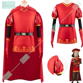 2024NEW Lord Farquaad Cosplay Costumes For Man Adults Kids Size Halloween Costumes Shrek Cosplay Role Play Party For Kids