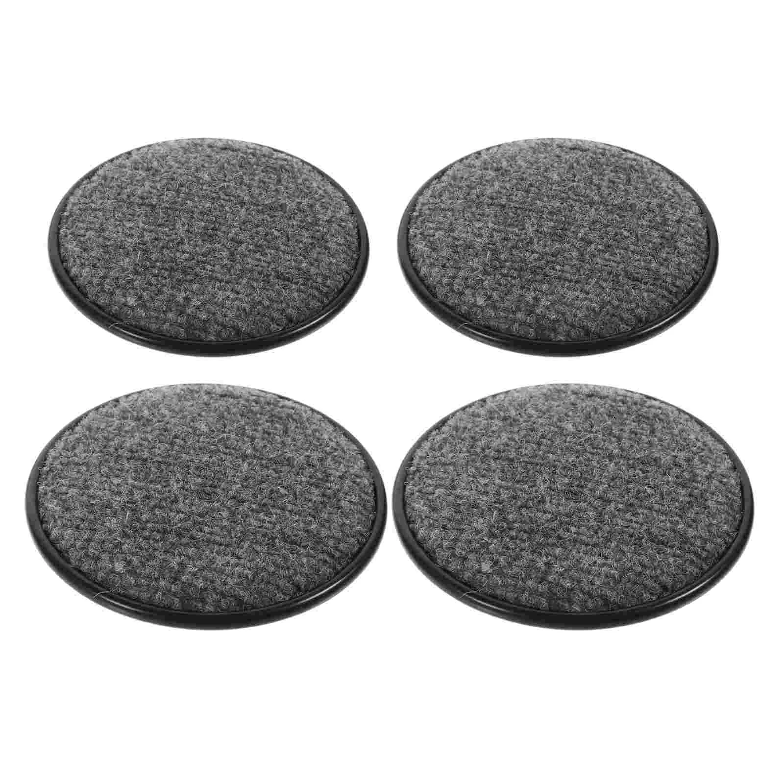 

4 Pcs Furniture Leg Non-Slip Mat Bed Accessories Plastic Coasters Area Rugs Carpet Stoppers Flannel Baby